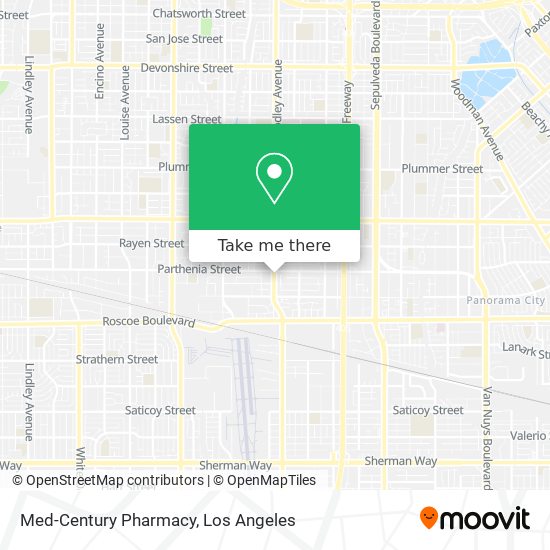 Mapa de Med-Century Pharmacy