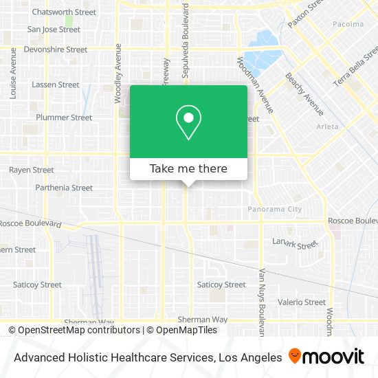 Advanced Holistic Healthcare Services map