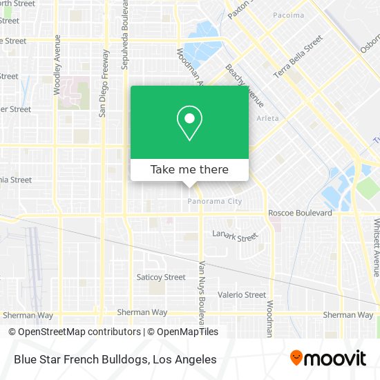 Blue Star French Bulldogs map