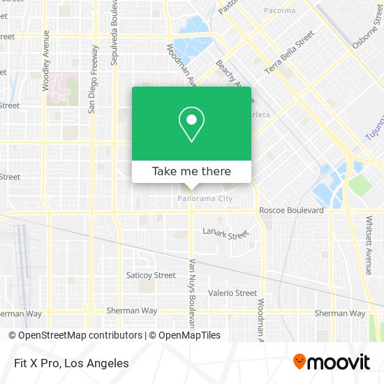 Fit X Pro map