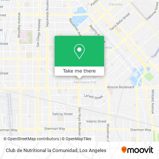 Club de Nutritional la Comunidad map