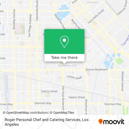 Roger Personal Chef and Catering Services map