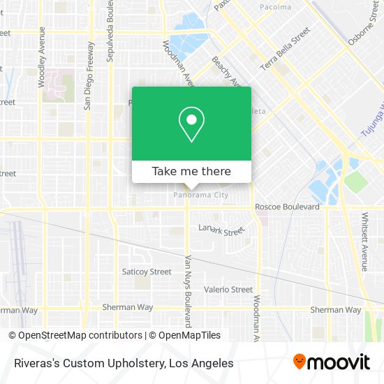 Riveras's Custom Upholstery map