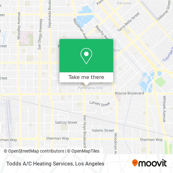 Todds A/C Heating Services map