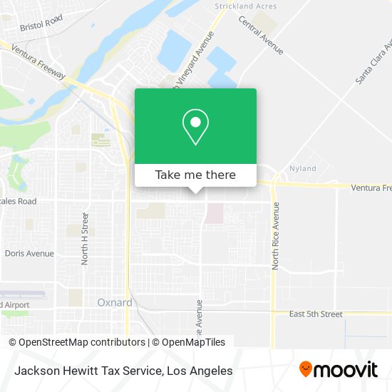 Jackson Hewitt Tax Service map