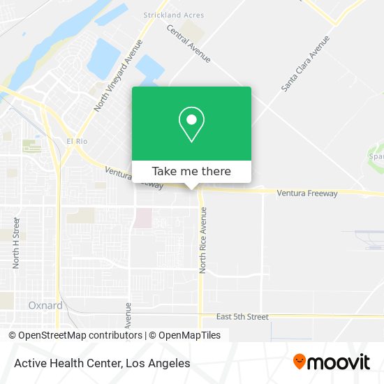 Active Health Center map