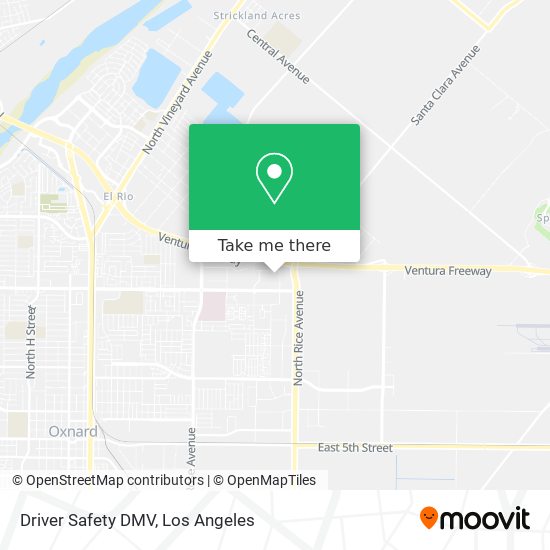 Driver Safety DMV map