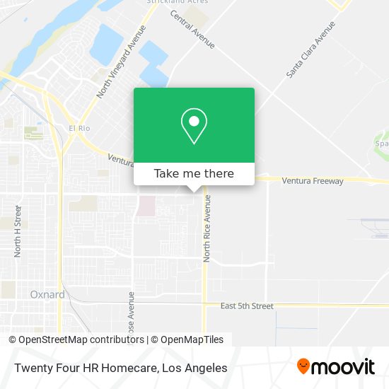 Twenty Four HR Homecare map