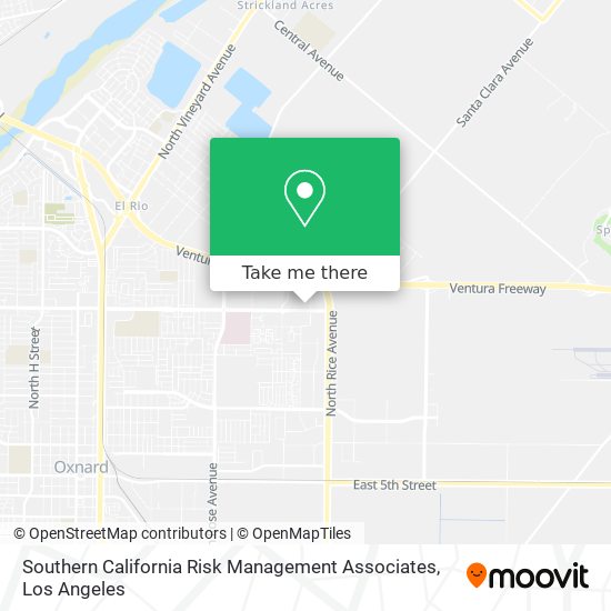 Mapa de Southern California Risk Management Associates