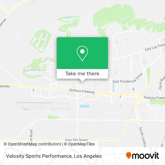 Mapa de Velosity Sports Performance