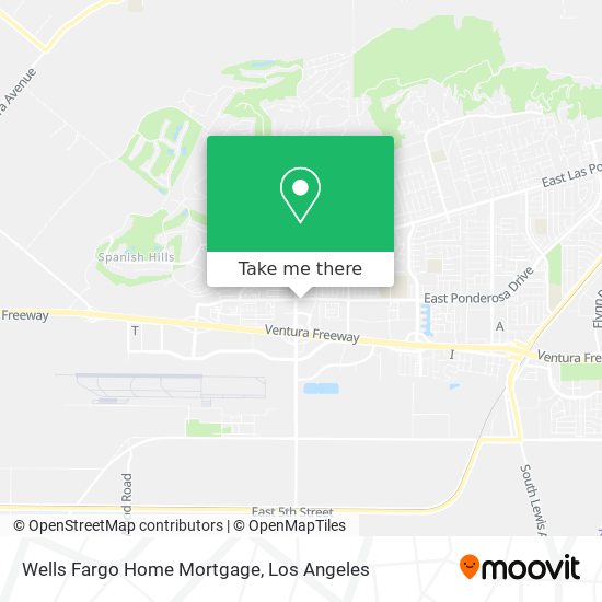 Wells Fargo Home Mortgage map