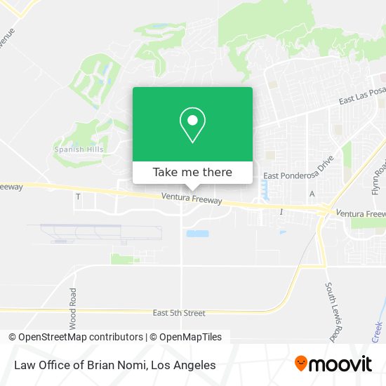 Law Office of Brian Nomi map