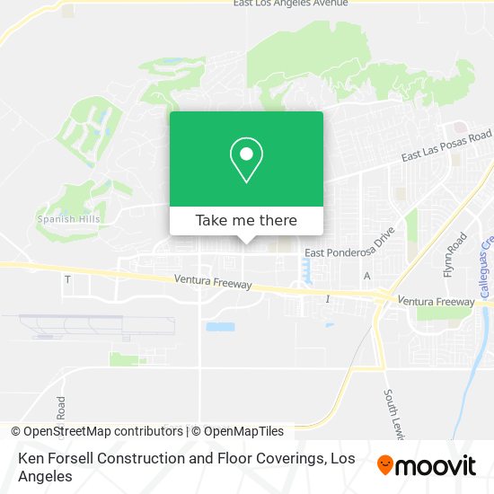 Ken Forsell Construction and Floor Coverings map