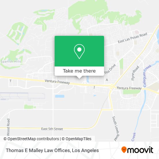 Mapa de Thomas E Malley Law Offices