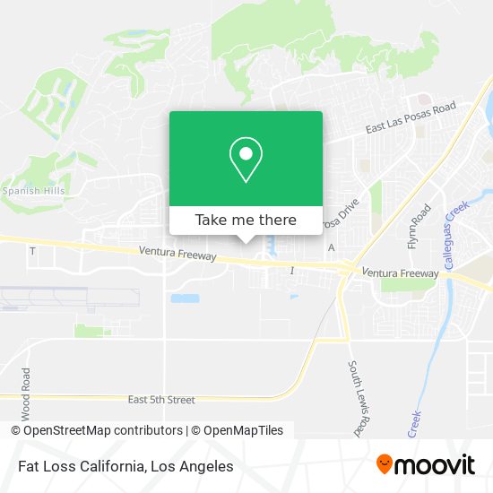 Mapa de Fat Loss California