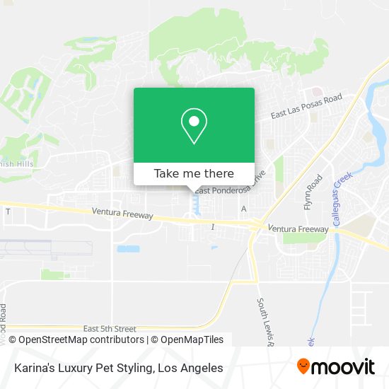 Karina's Luxury Pet Styling map