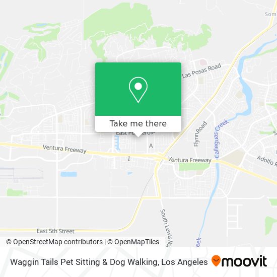 Mapa de Waggin Tails Pet Sitting & Dog Walking