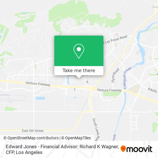 Mapa de Edward Jones - Financial Advisor: Richard K Wagner, CFP