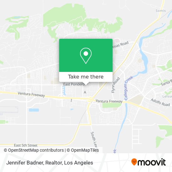 Jennifer Badner, Realtor map