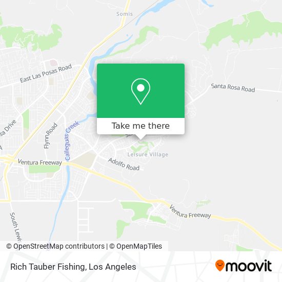 Rich Tauber Fishing map