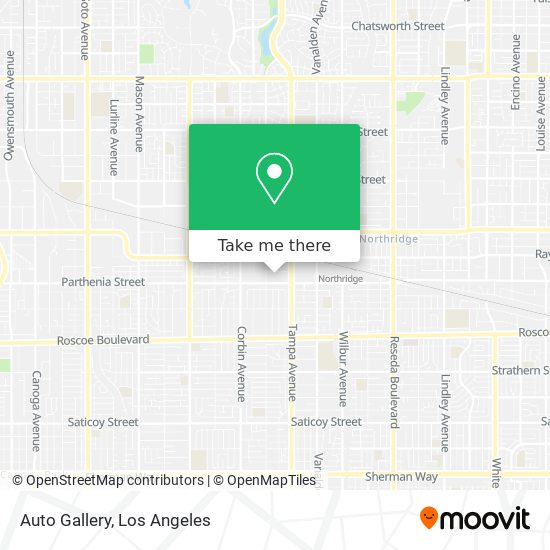 Auto Gallery map