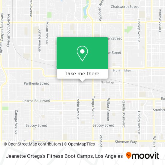 Jeanette Ortega's Fitness Boot Camps map