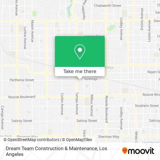 Dream Team Construction & Maintenance map