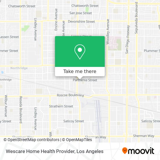Wescare Home Health Provider map