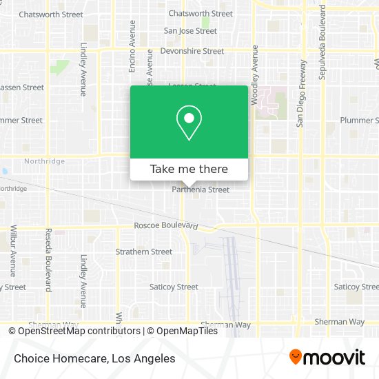 Choice Homecare map