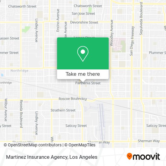 Mapa de Martinez Insurance Agency