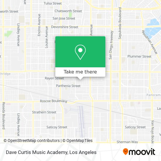 Mapa de Dave Curtis Music Academy