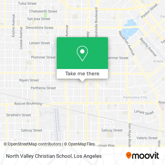North Valley Christian School map