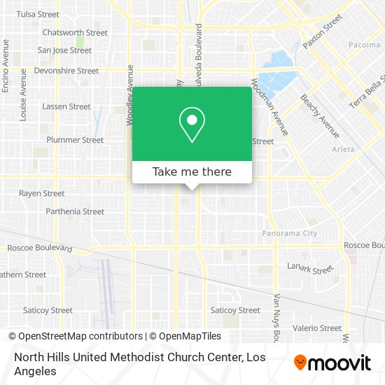 Mapa de North Hills United Methodist Church Center