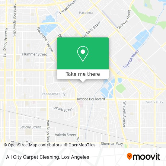 All City Carpet Cleaning map