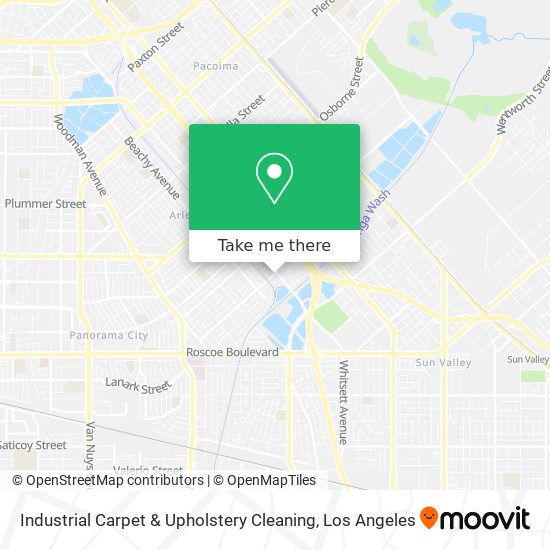 Industrial Carpet & Upholstery Cleaning map