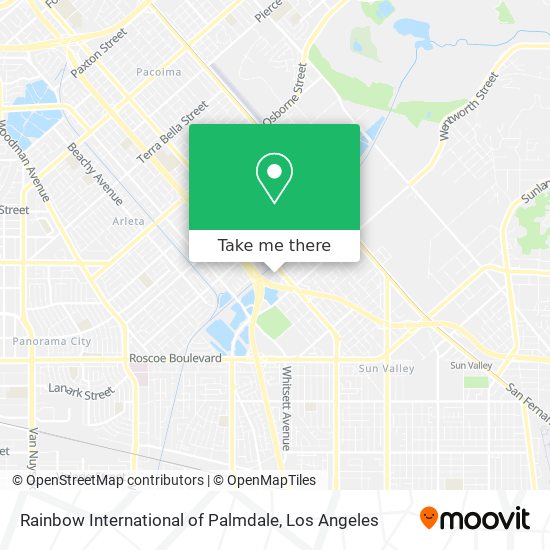 Mapa de Rainbow International of Palmdale