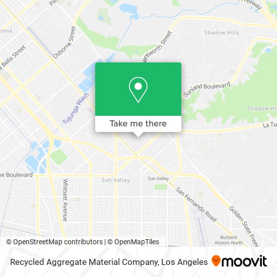 Recycled Aggregate Material Company map