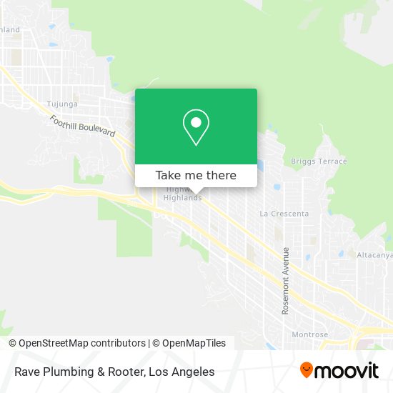 Rave Plumbing & Rooter map