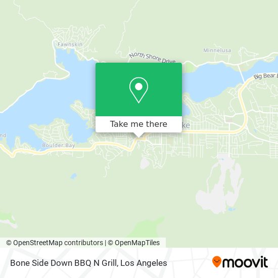 Mapa de Bone Side Down BBQ N Grill