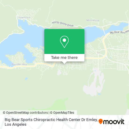 Big Bear Sports Chiropractic Health Center Dr Emley map