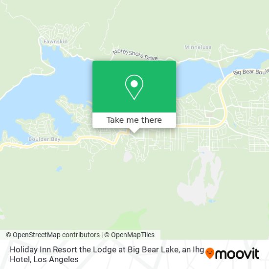 Mapa de Holiday Inn Resort the Lodge at Big Bear Lake, an Ihg Hotel