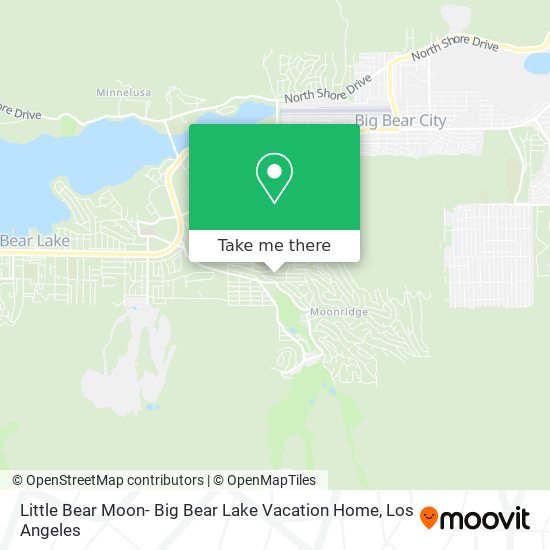 Little Bear Moon- Big Bear Lake Vacation Home map