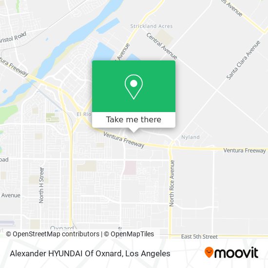 Alexander HYUNDAI Of Oxnard map