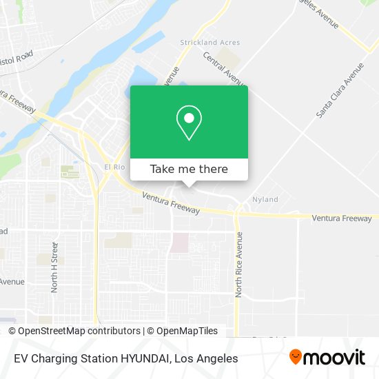 EV Charging Station HYUNDAI map