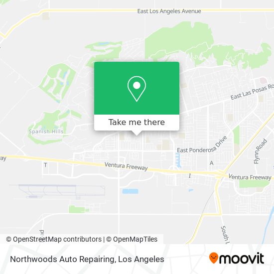 Northwoods Auto Repairing map