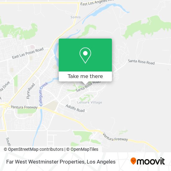 Mapa de Far West Westminster Properties