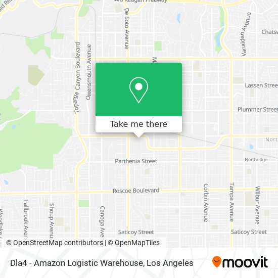 Mapa de Dla4 - Amazon Logistic Warehouse