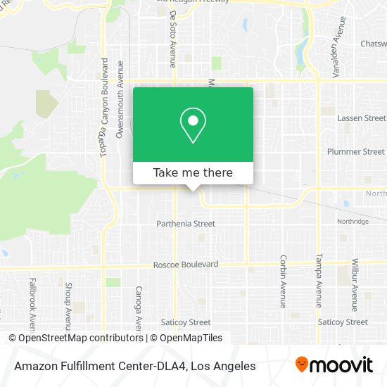 Amazon Fulfillment Center-DLA4 map