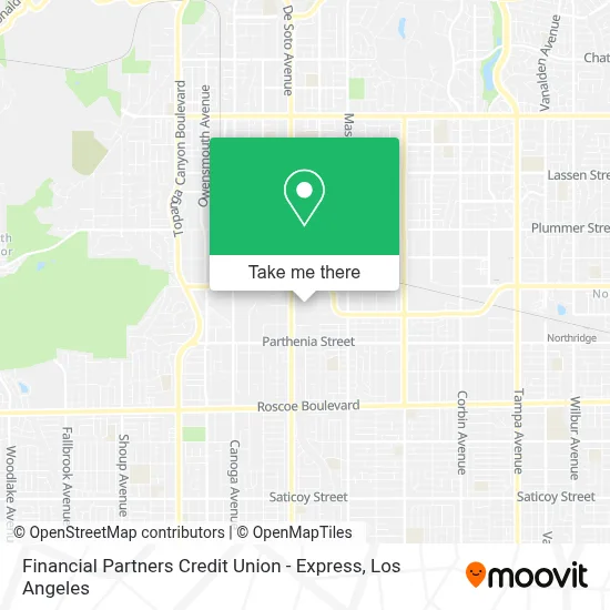 Financial Partners Credit Union - Express map
