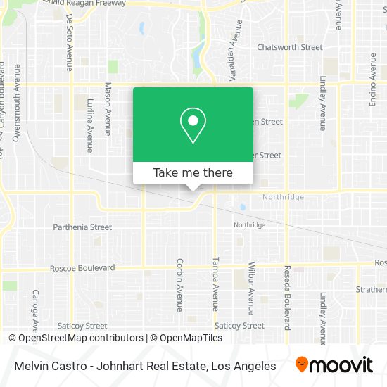 Mapa de Melvin Castro - Johnhart Real Estate